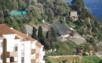 Le chantier Mandevilla dans le quartier de l'Annonciade à Bastia, septembre 2012.