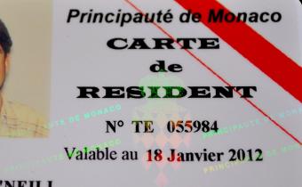 Carte résident monégasque