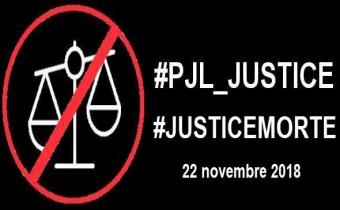 Journée "justice morte" le 22 novembre 2018.