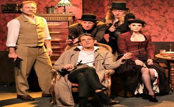 Le secret de Sherlock Holmes, au théâtre La Bruyère. Photo Laurencine Lot.