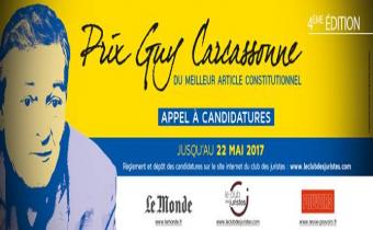 Quatrième édition du Prix Guy Carcassonne.
