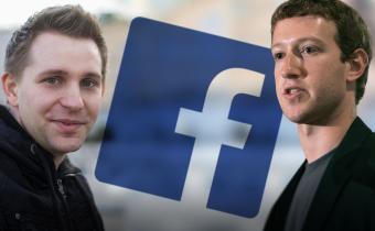 Maximilian Schrems et Mark Zuckerberg.