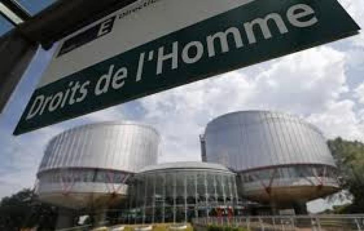 Cour européenne des droits de l'homme à Strasbourg.