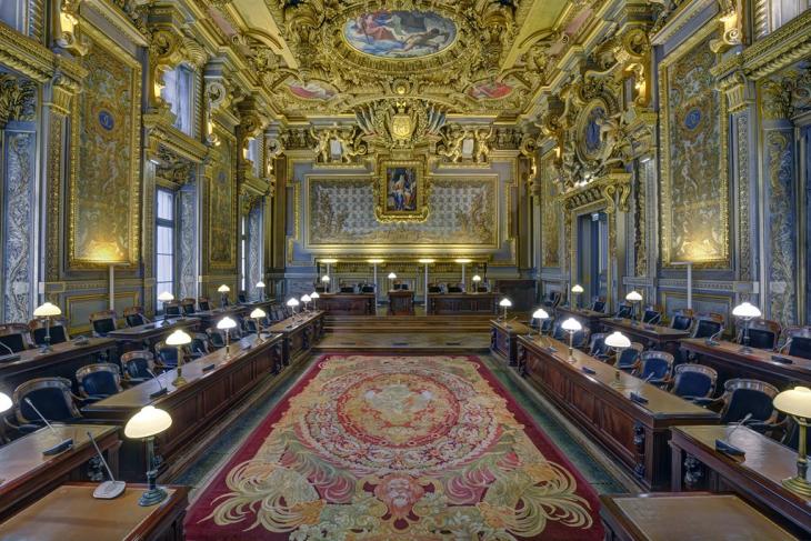 Grand’chambre de la Cour de cassation. Photo Arnaud Chicurel.