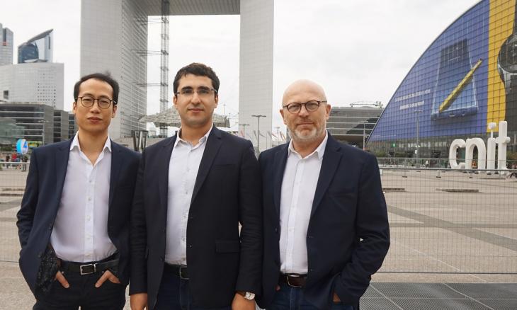 De g. à dr., Eric Chau, Mehdi Chouiten et Jean-Michel Peretz, fondateurs de Datategy.