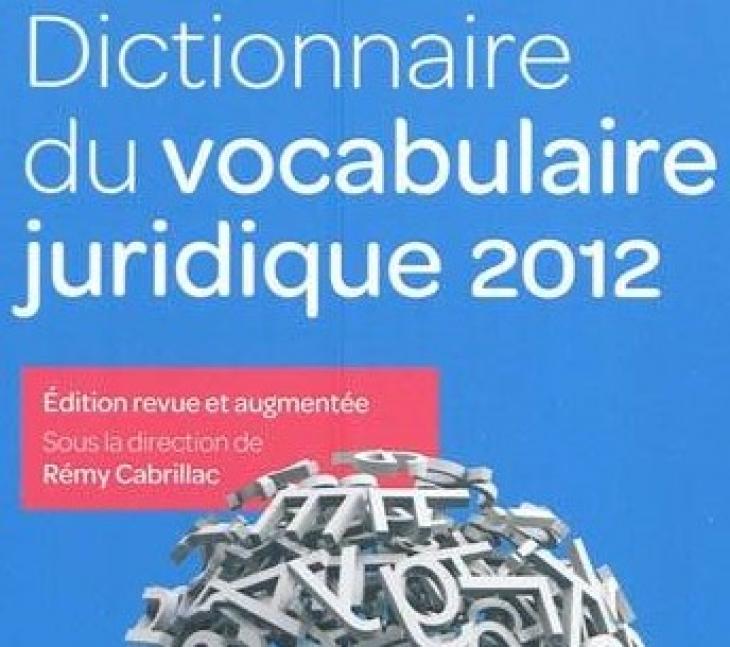 Dictionnaire de vocabulaire juridique LexisNexis 2020