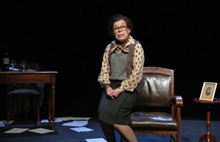La Vie matérielle de Marguerite Duras, au théâtre Lucernaire. Photo Sébastine Cotterot