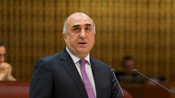 Elmar Mammadyarov, ministre azerbaïdjanais des affaires étrangères et président du Comité des ministres du Conseil de l'Europe.