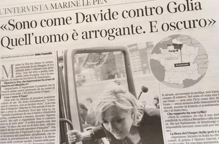 Corriere della Sera, 5 mai 2017, p. 3.