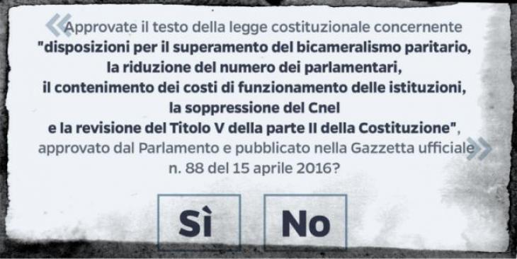 Référendum en Italie, 4 déc. 2016.
