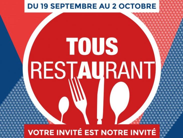Tous au restaurant, 2 semaines pour découvrir les plus belles tables parisiennes et françaises.