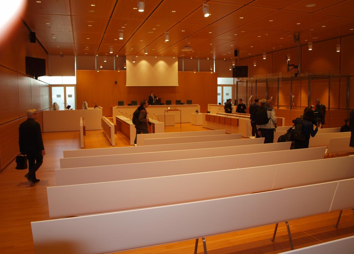 Une salle d'audience du tribunal de Paris